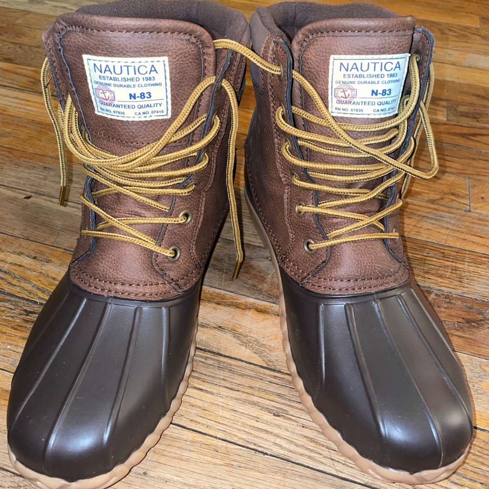 Nautica N83 Duck Boots Waterproof Shell for Snow